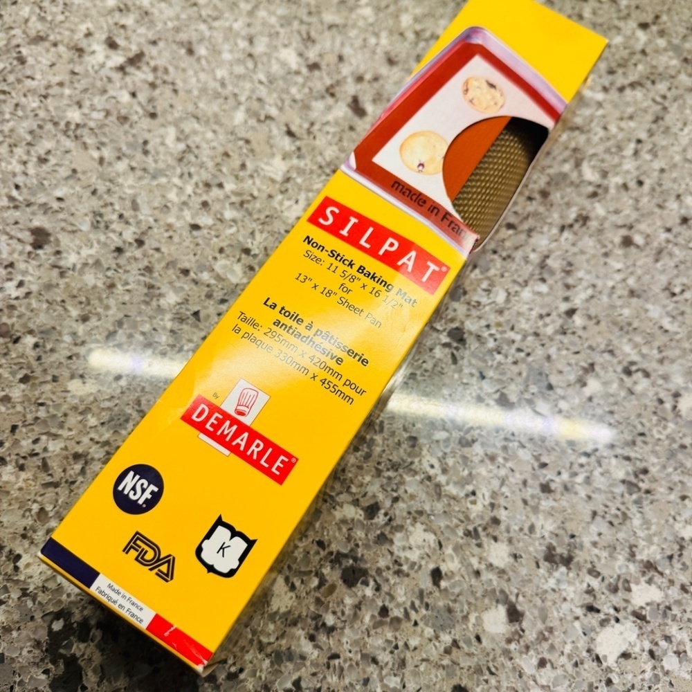 Silpat - Nonstick Silicone Baking Mat, Half-sheet liner, Brand New!